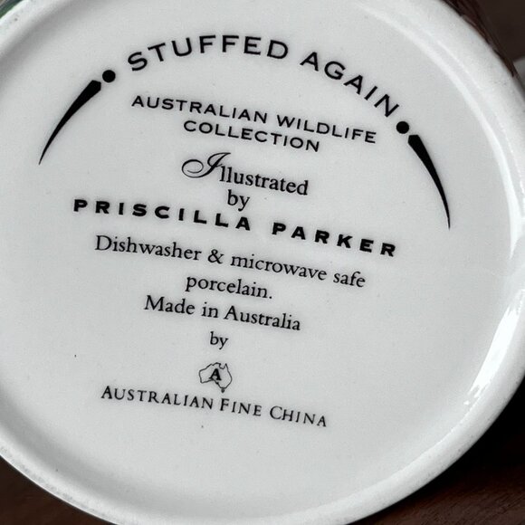Australian Fine China Wildlife Koala Mug "Stuffed Again" Priscilla Parker Wright - Picture 10 of 10